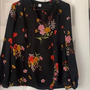 NWT old navy floral blouse